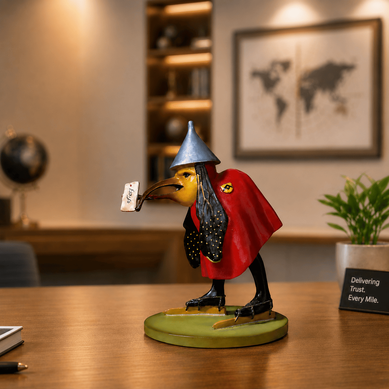 Bosch Bird with Letter