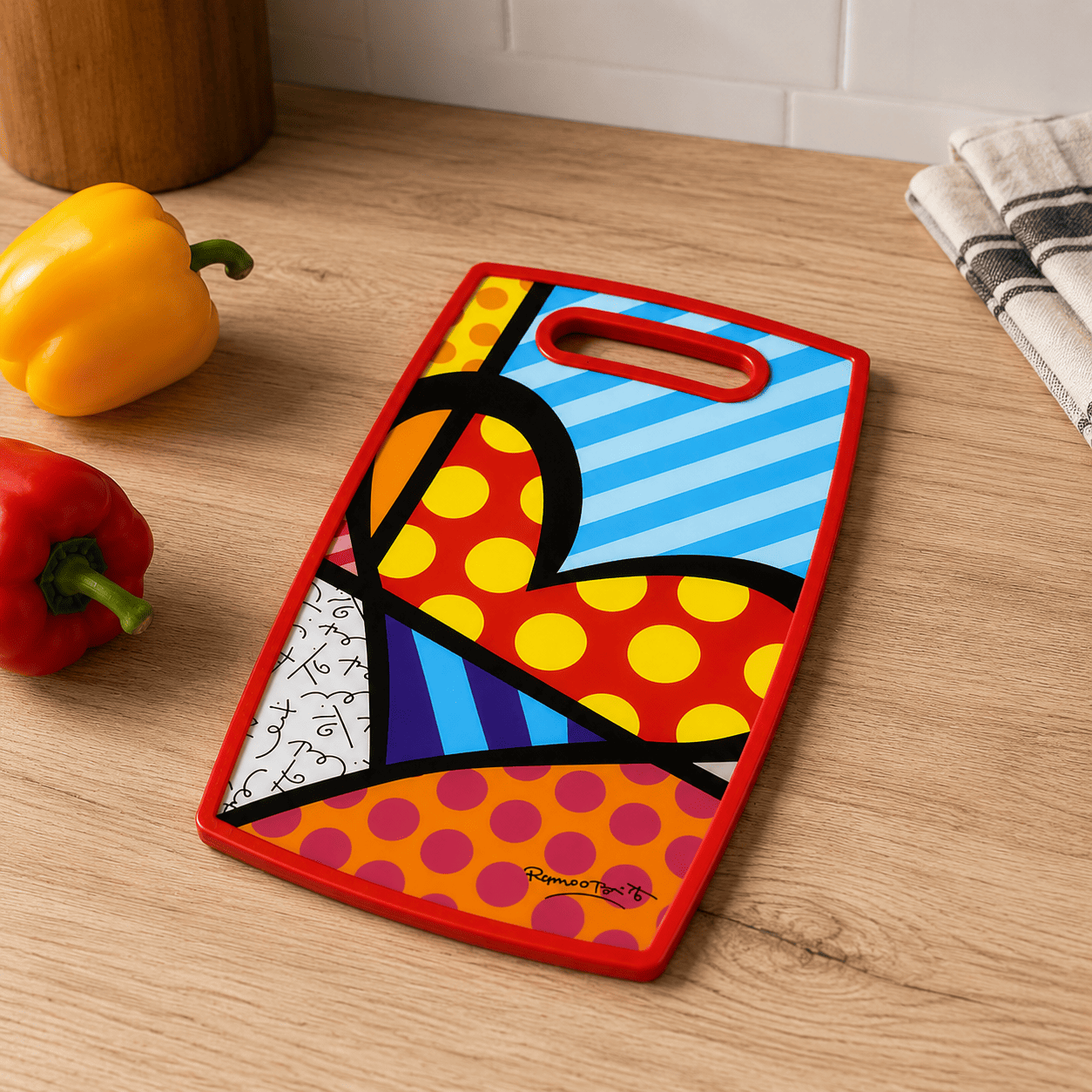Britto Cutting Board Heart