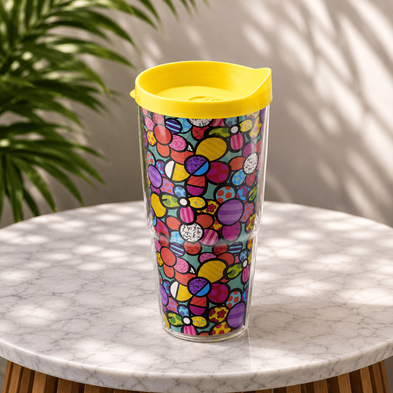 Britto Flower Tumbler