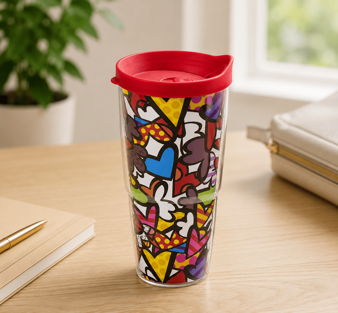 Britto Heart Tumbler