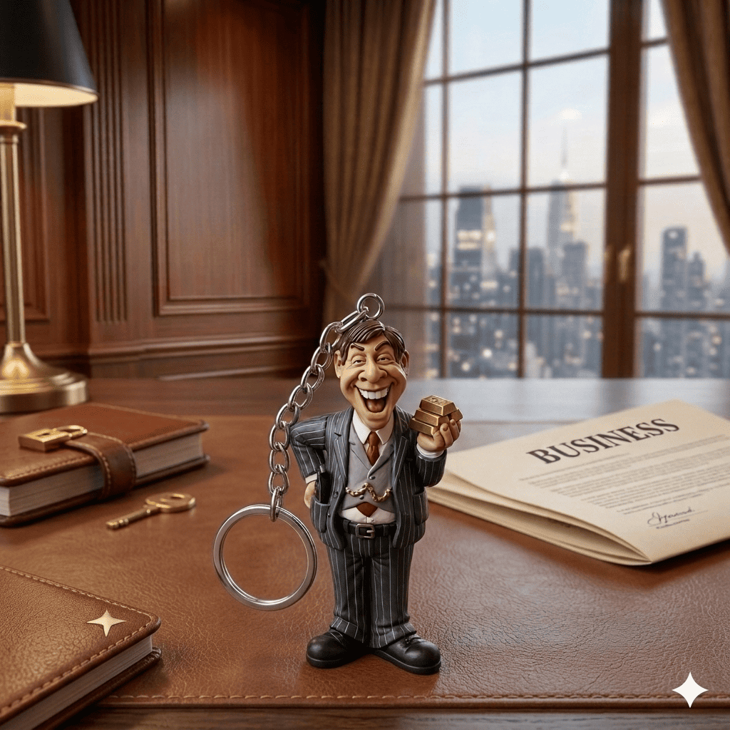 Businessman Keychain