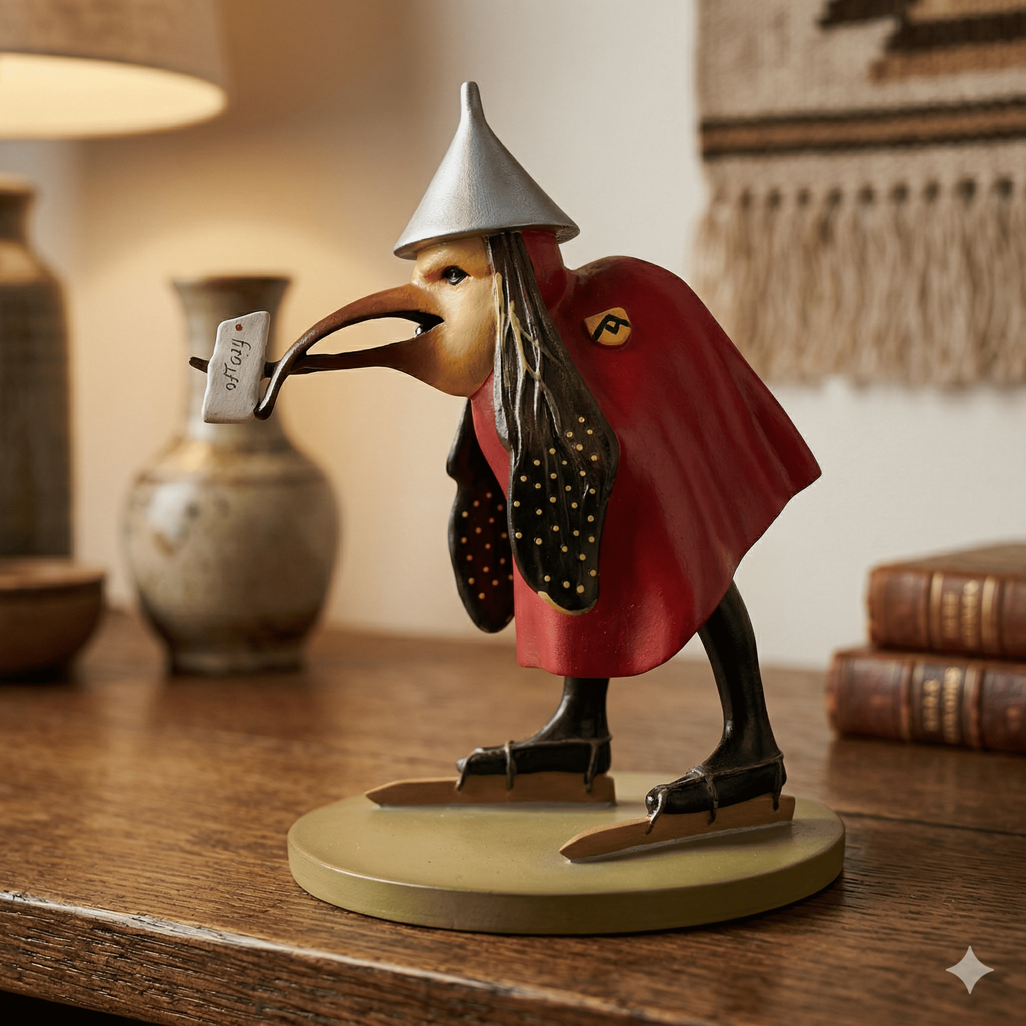 Bosch Bird with Letter