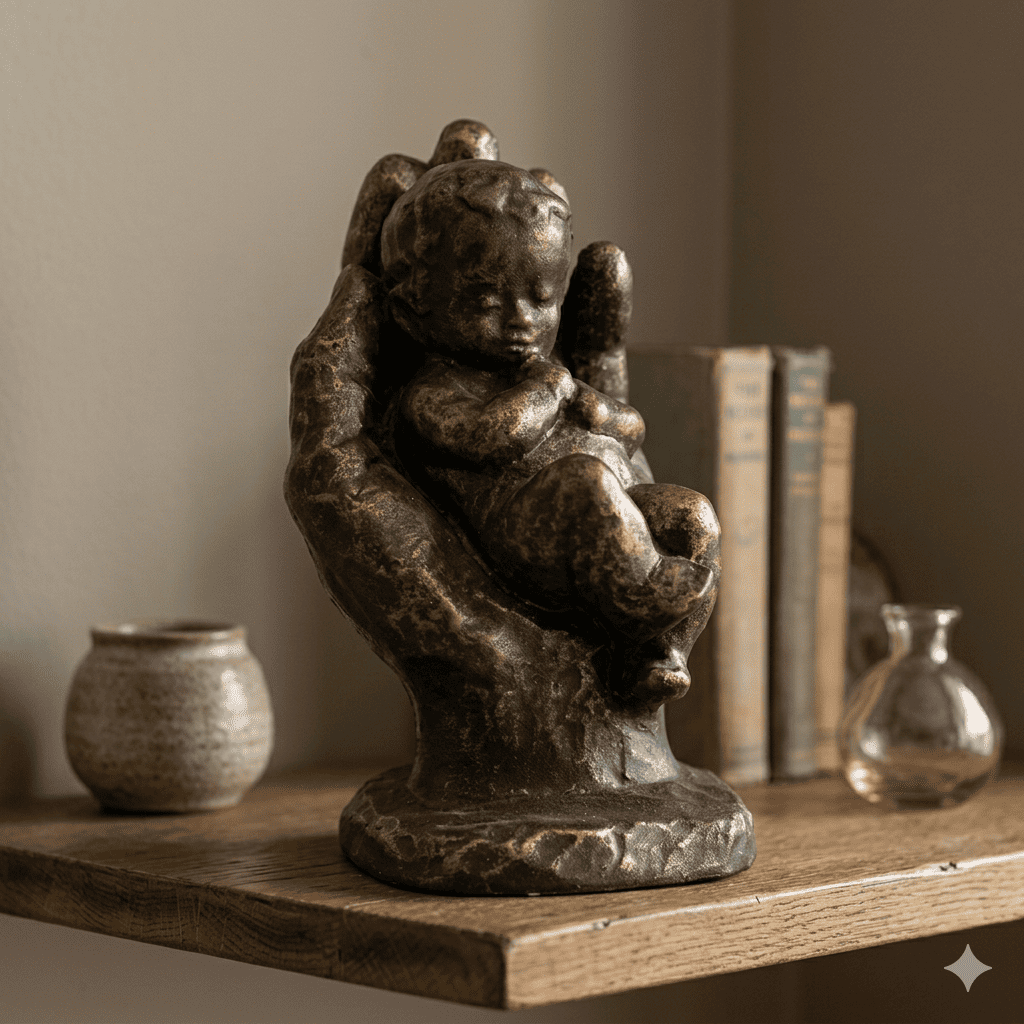 Birth Sculpture (vertical bronze)