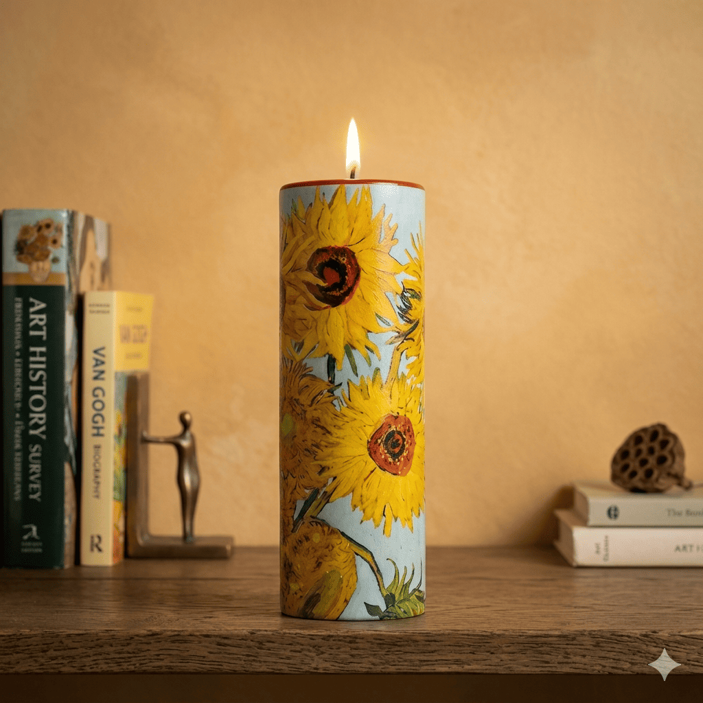 Van Gogh Sunflower T-Light