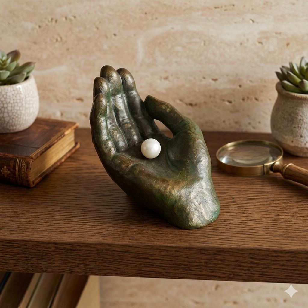 Hand With Pearl