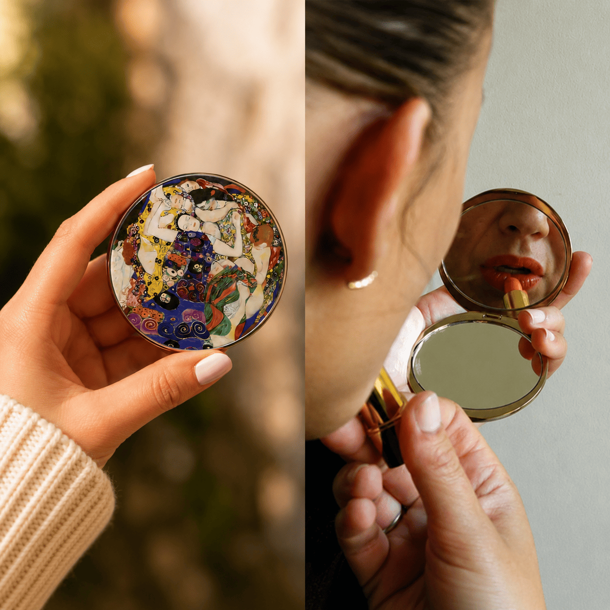 Klimt Die Jungfrau Mirror