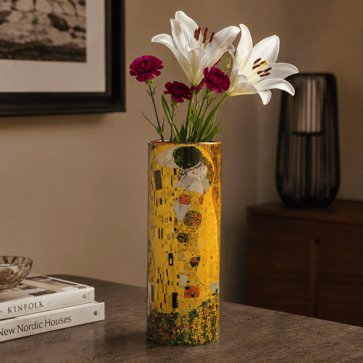 Klimt The Kiss Small Vase