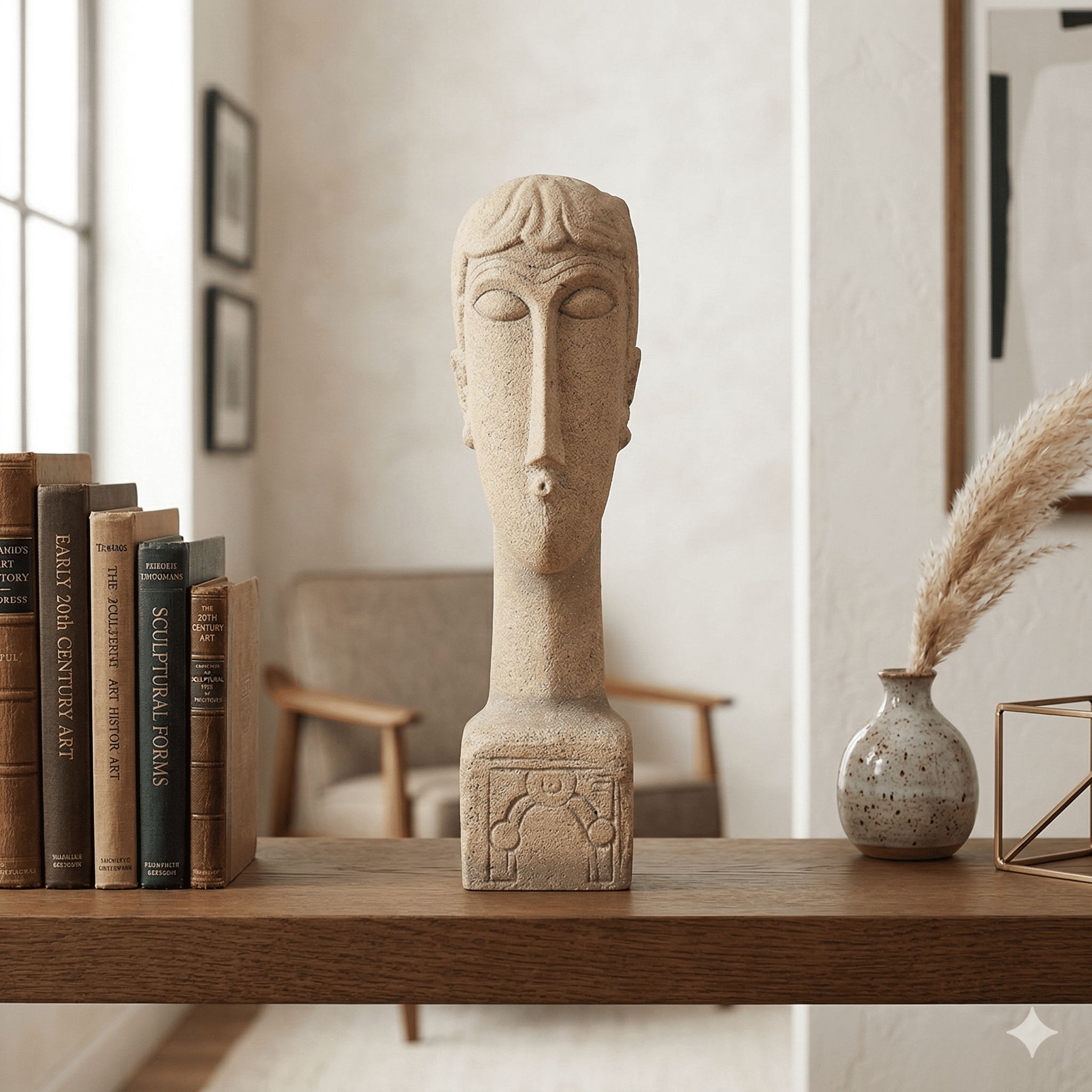 Modigliani Head Inscript