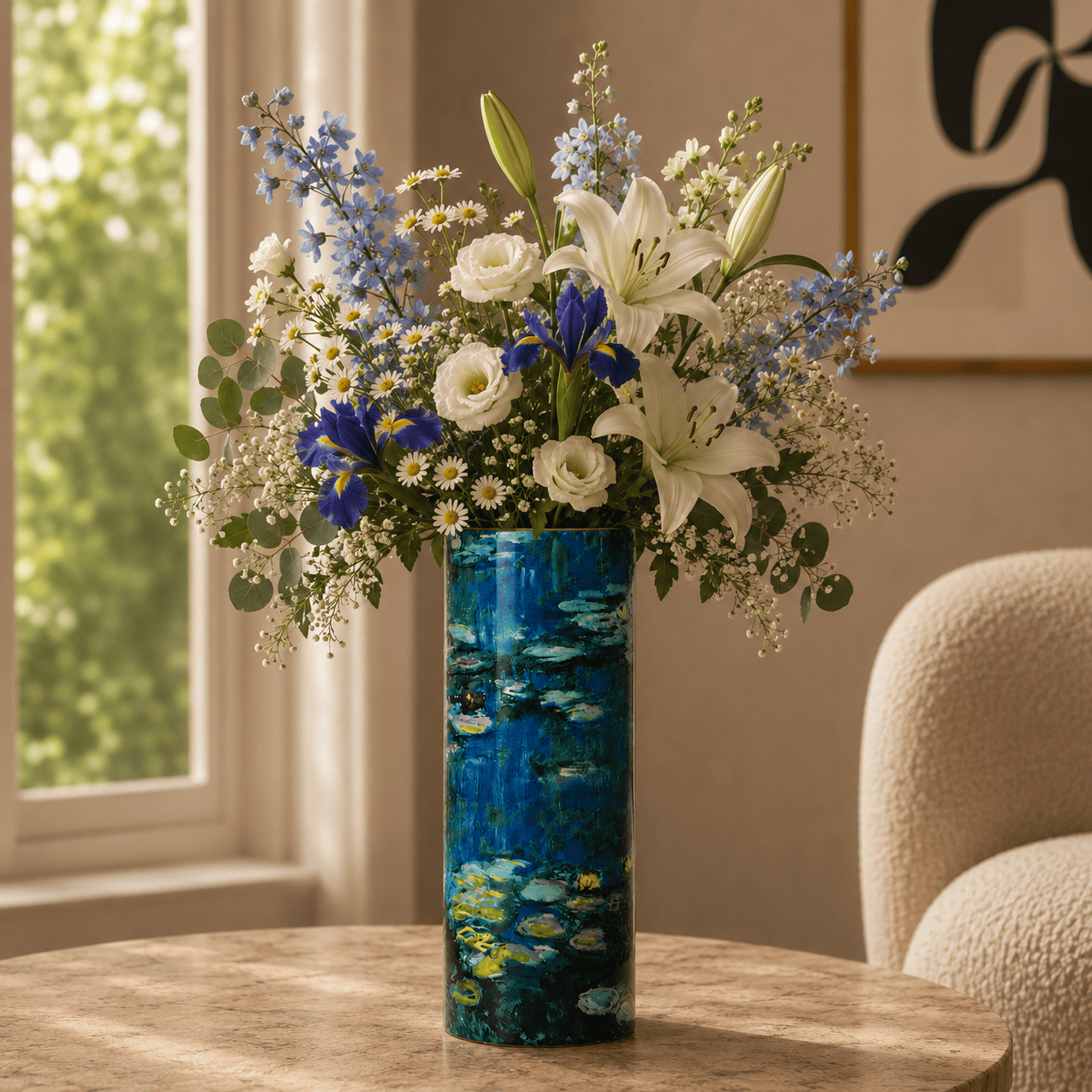 Monet Water lilies Vase