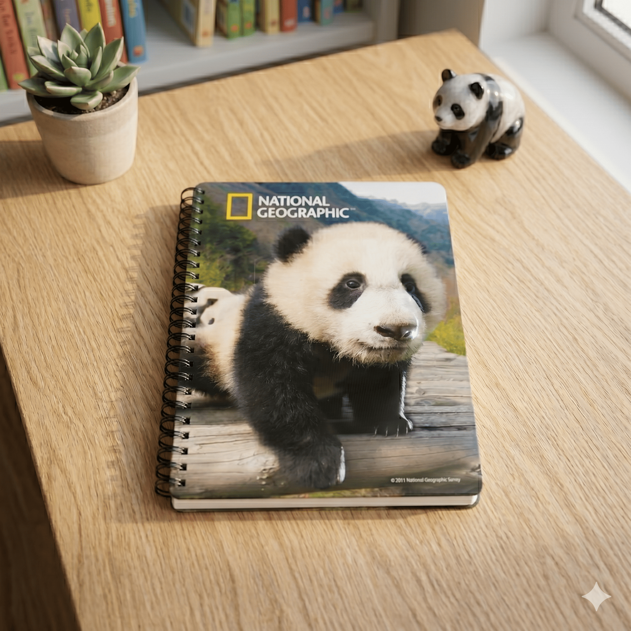 Panda 3D Cover A5 Diary