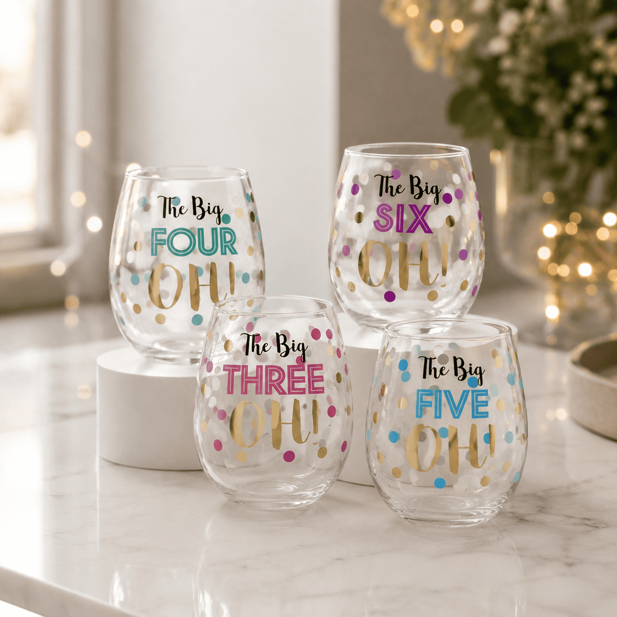 Stemless Wine Glass (one piece)