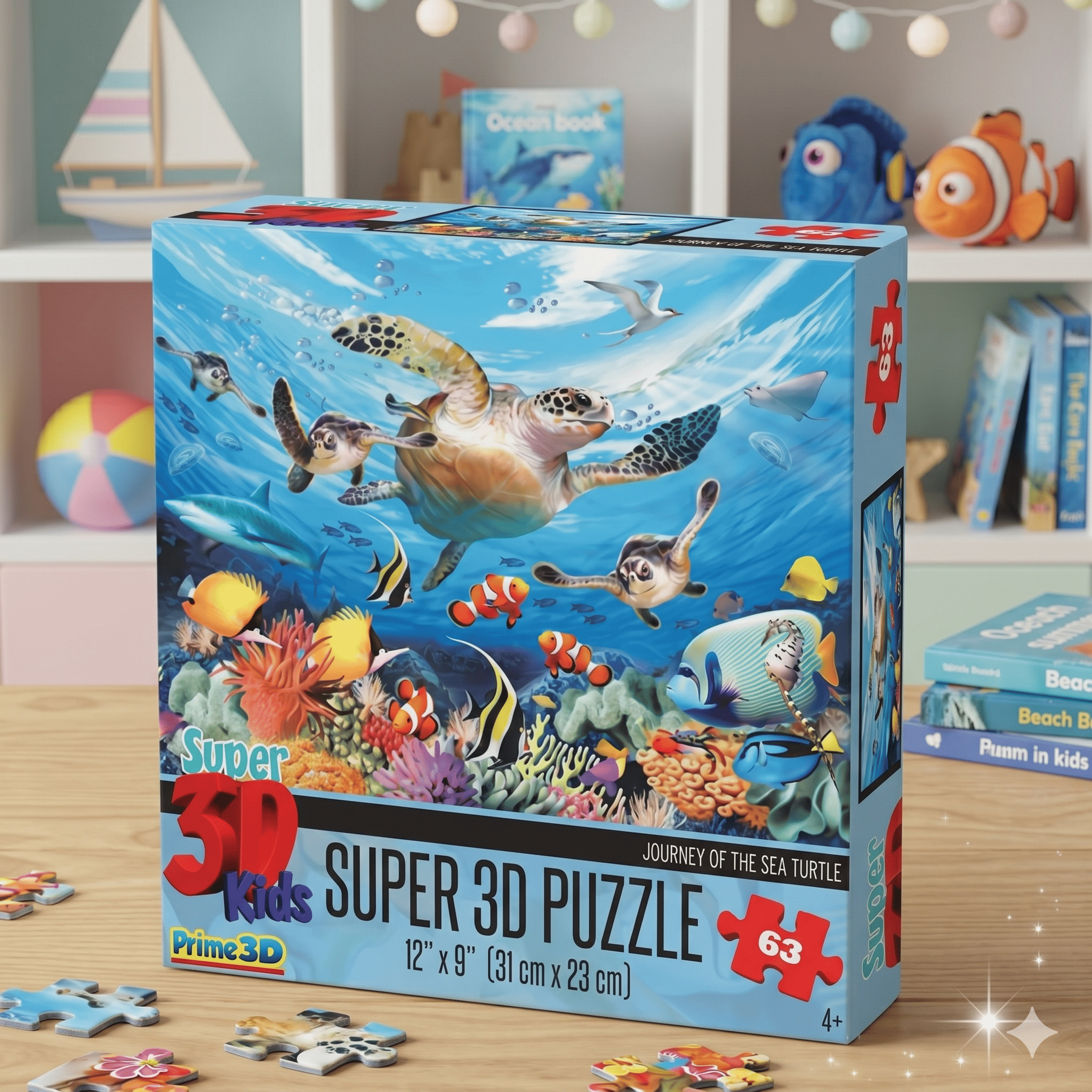 Turtle 3D Puzzle