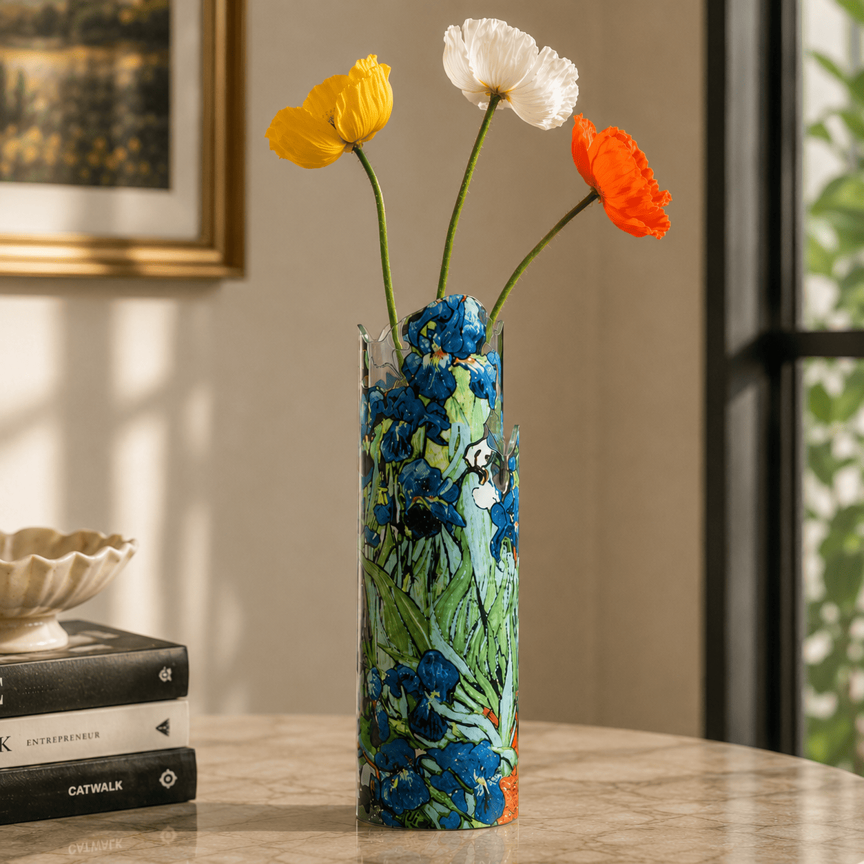VAN GOGH IRISES VASE