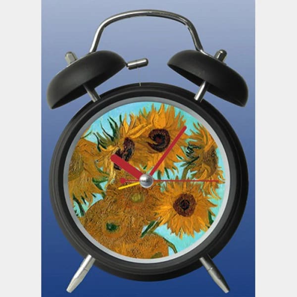 Van Gogh Sunflowers Clock