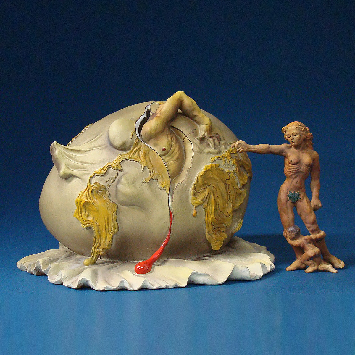 Geopolitical Child Watches The Birth of The New Human - Designer Studio - Sculpture