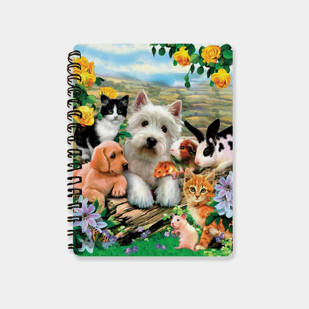 Summer Pals 3D Cover A6 Diary - Designer Studio - Showpiece