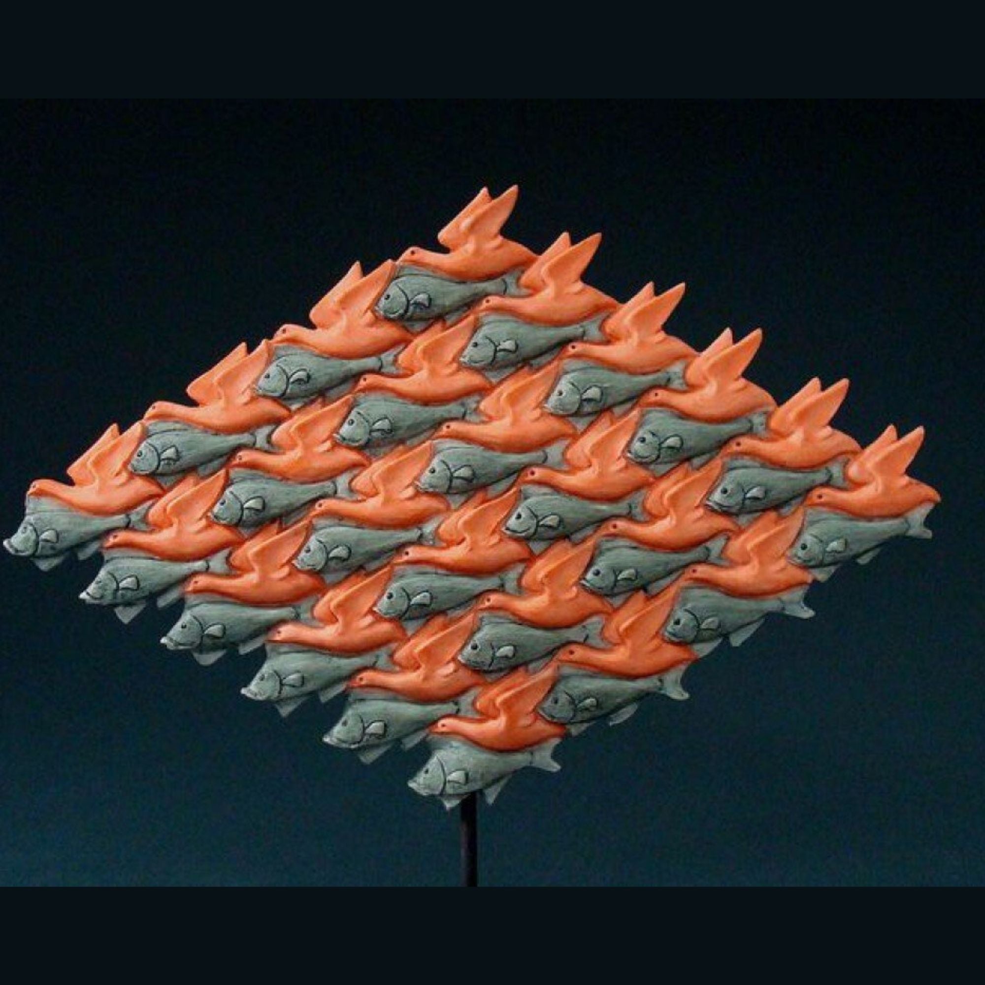 ESCHER BIRD FISH 1938 - Decor objects