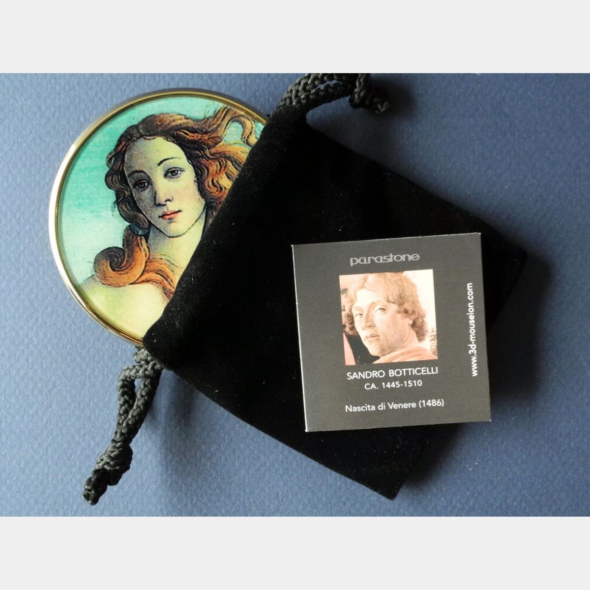 Da Vince Mona Lisa Pocket Mirror - Designer Studio - Artefacts