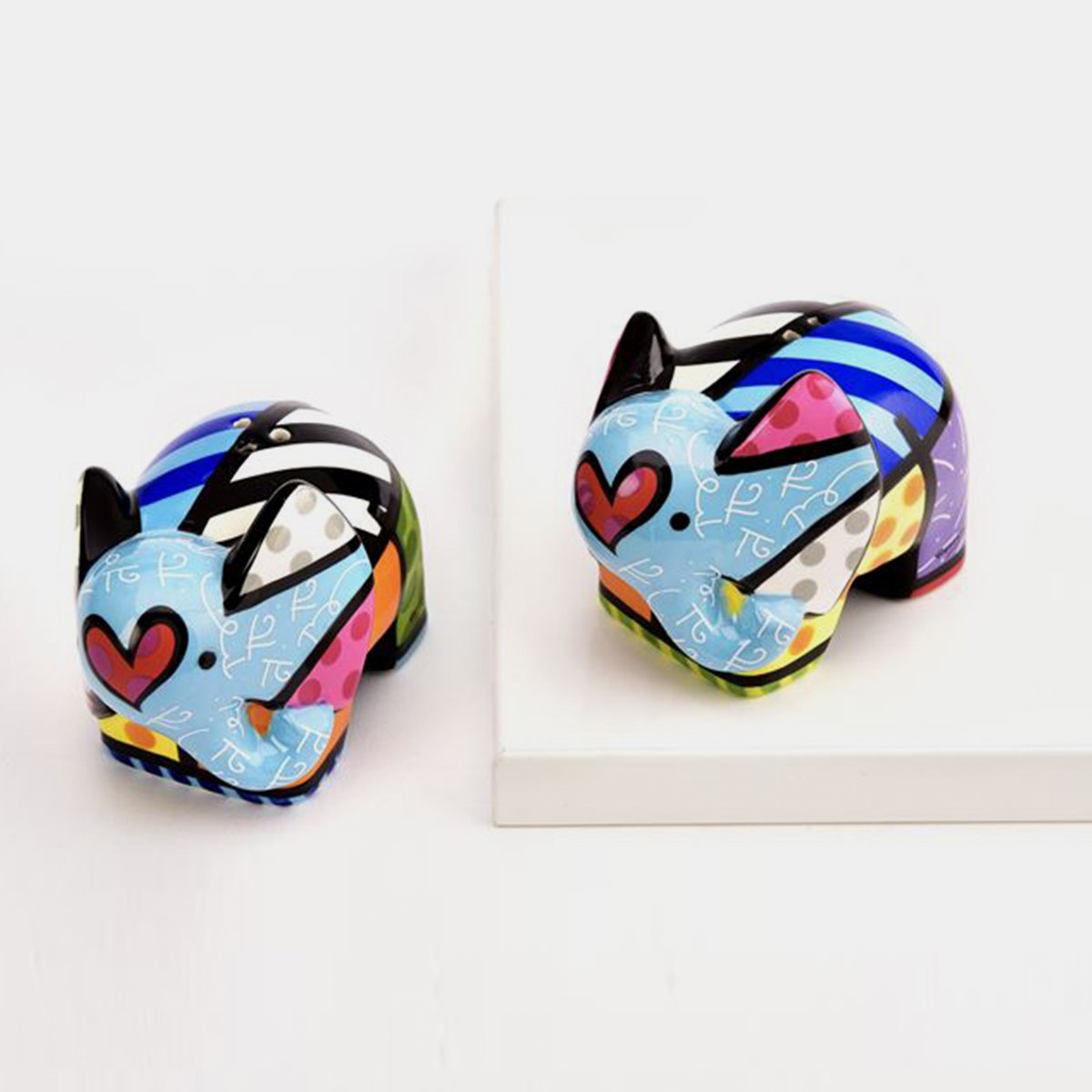 Britto Elephant Salt & Pepper - Designer Studio - Showpiece