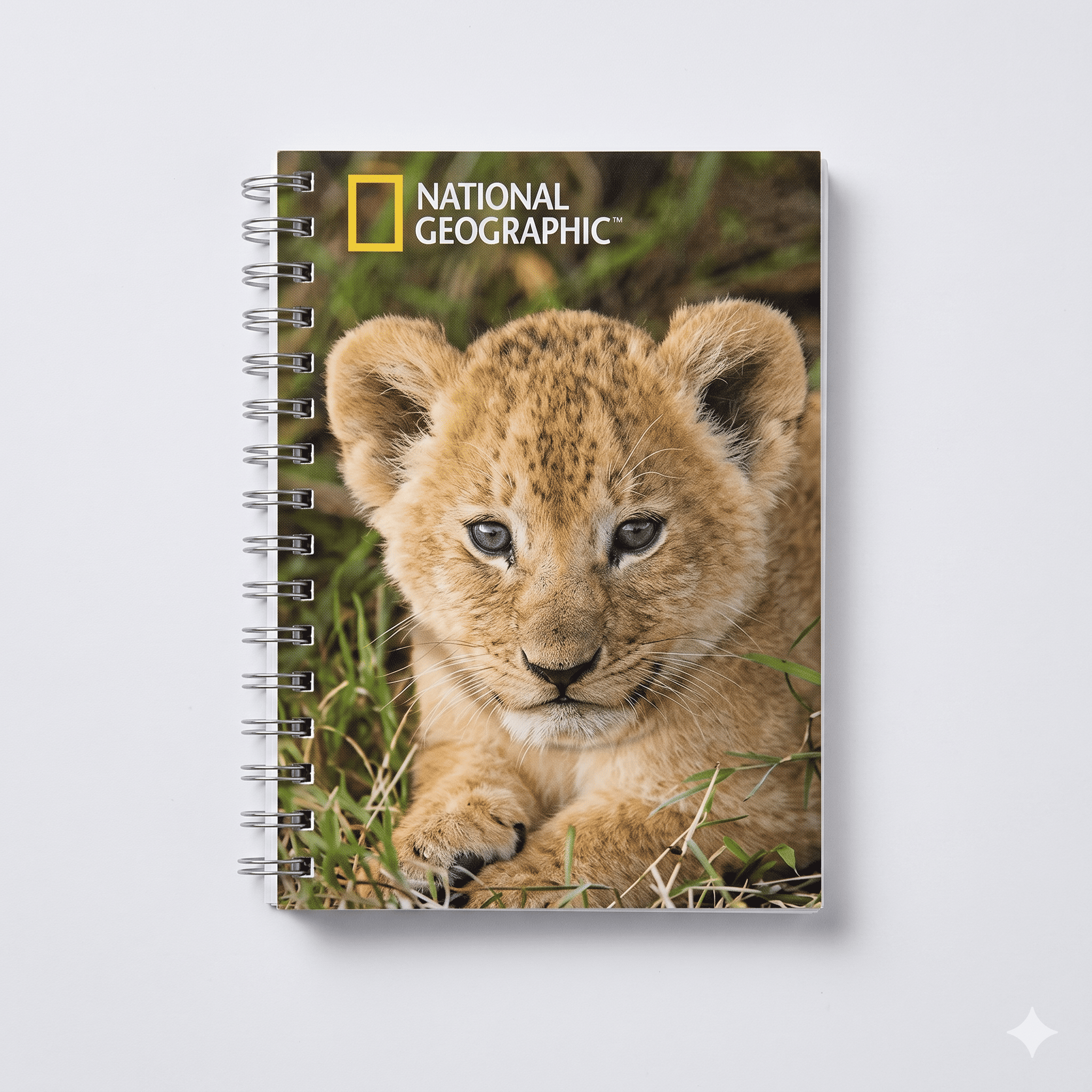 African Lion 3D Cover A6 Diary
