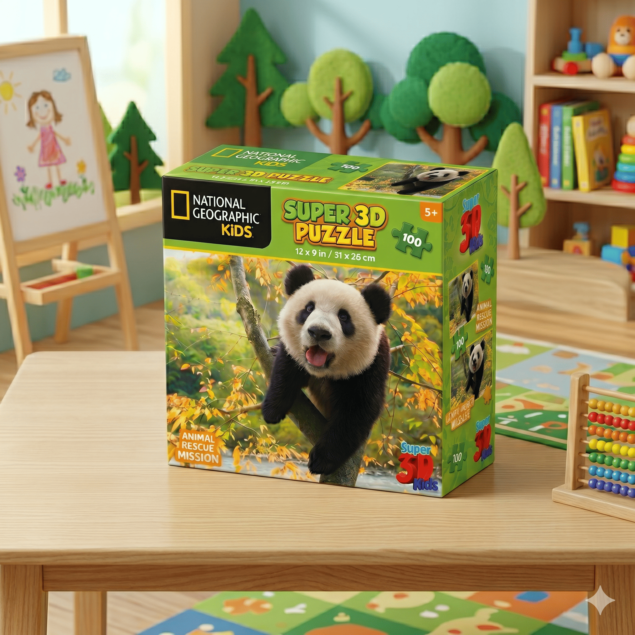 Giant Panda 3D Puzzle