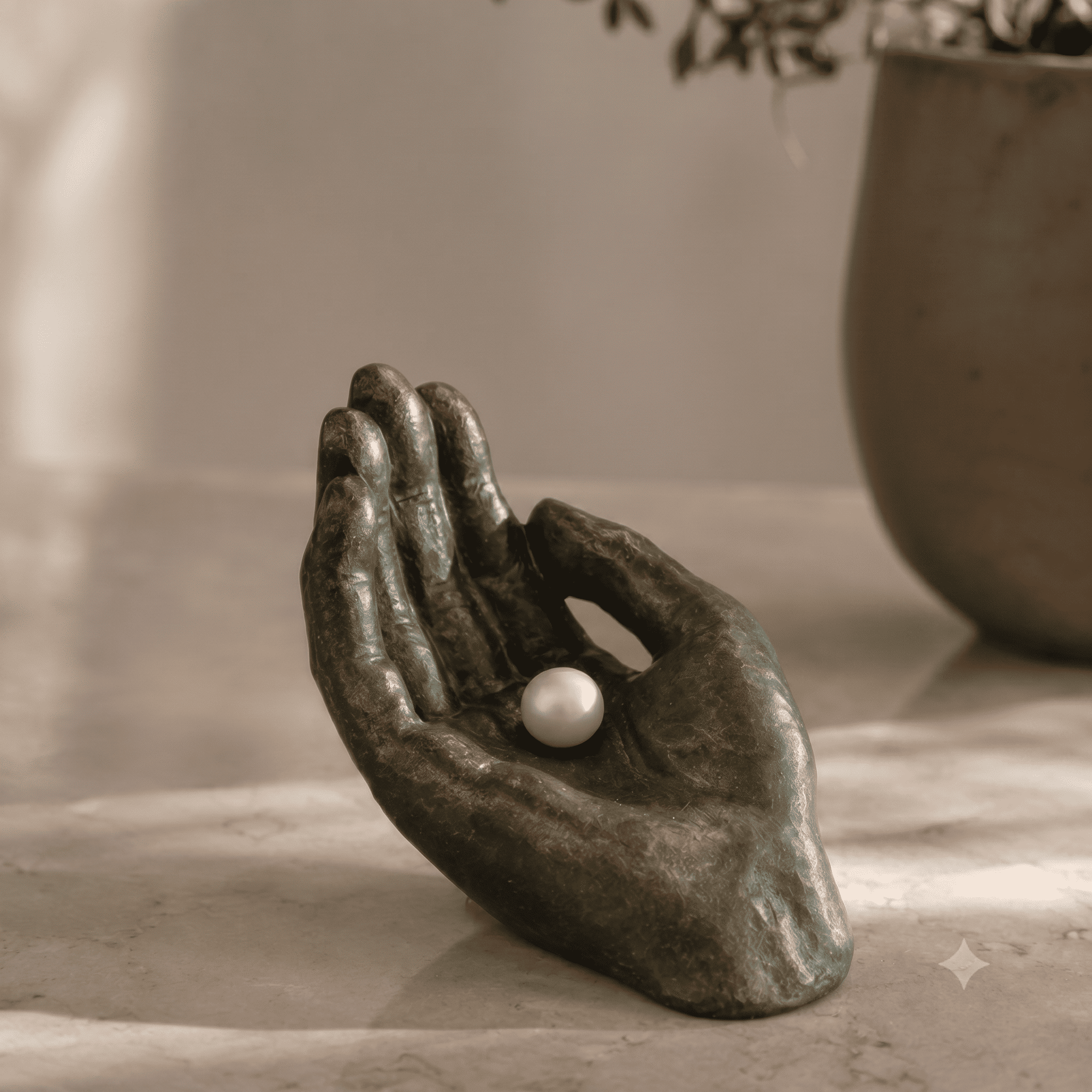 Hand With Pearl