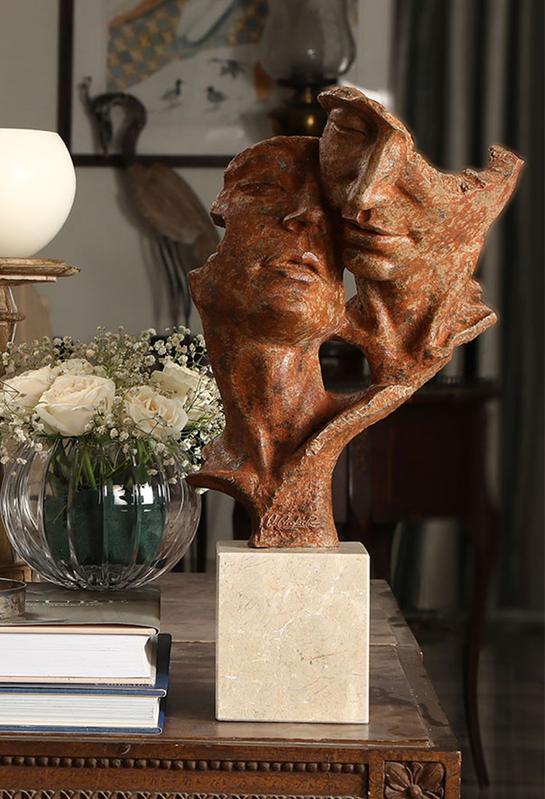 Buddha Head Figurine Decorative Statue Gift Shelf Living Room Home Desktop  | eBay