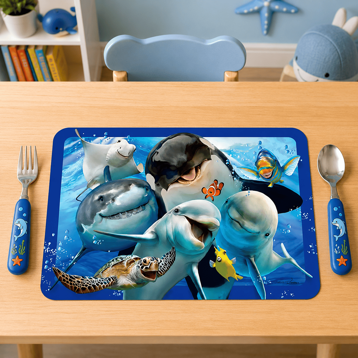 Ocean Selfie 3D Placemat