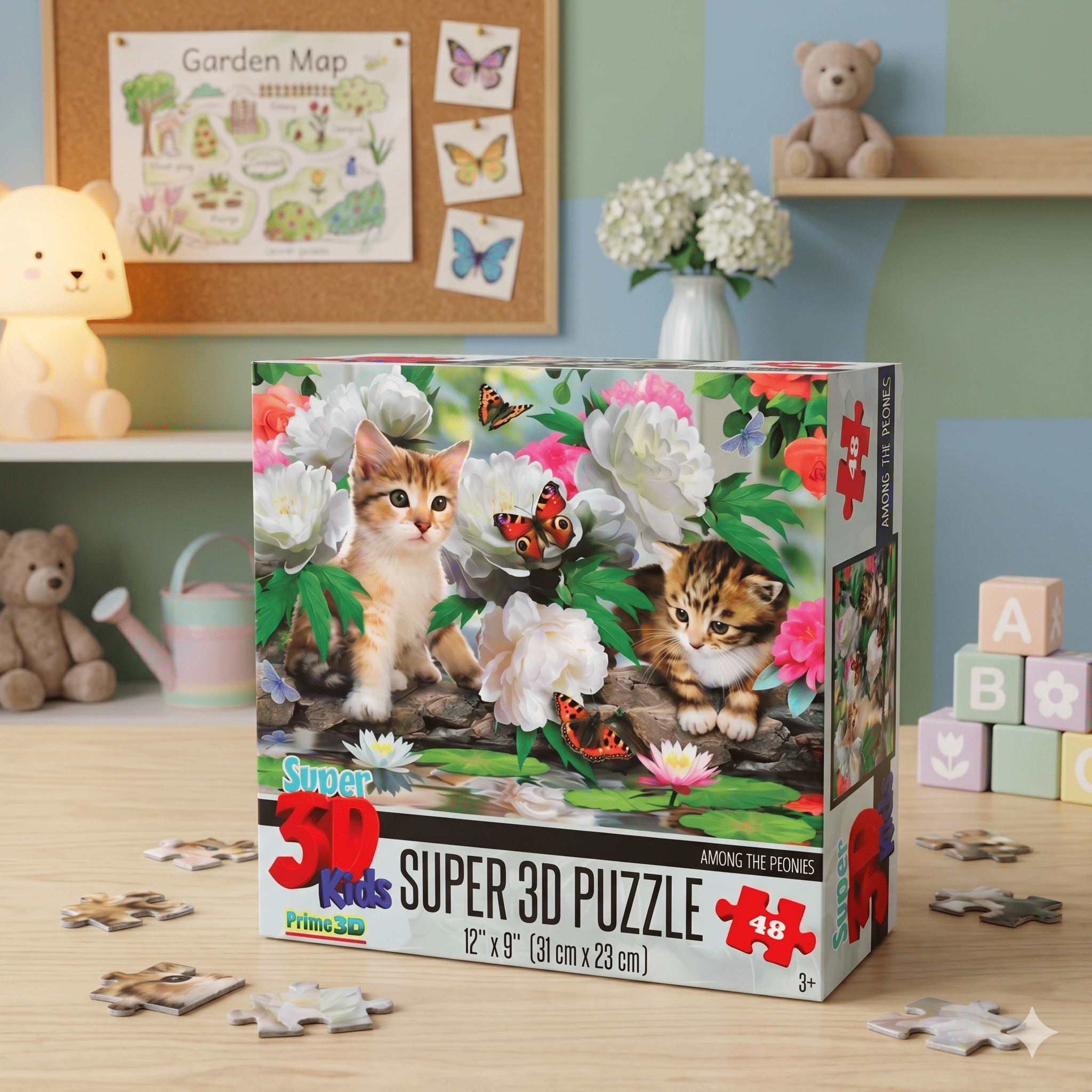 Peonies 3D Puzzles