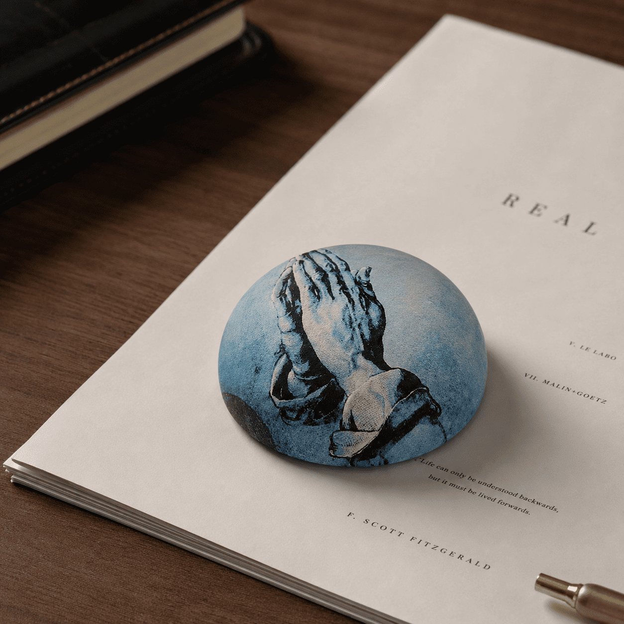 Praying Hands Paper Weight