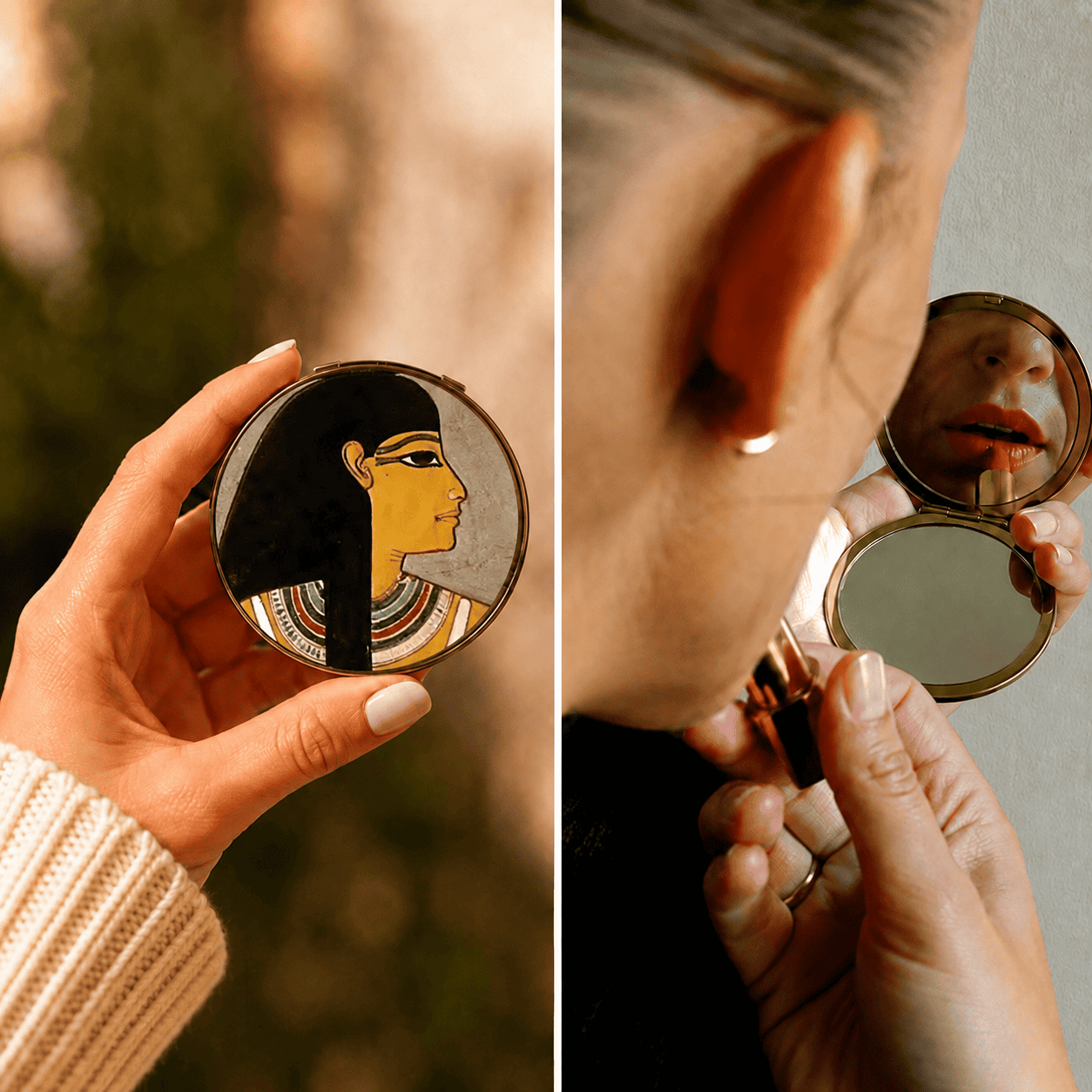 Queen Isis Pocket Mirror