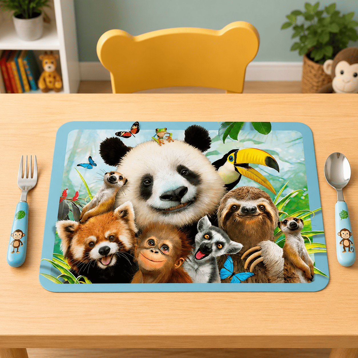 Zoo Selfie 3D Placemat