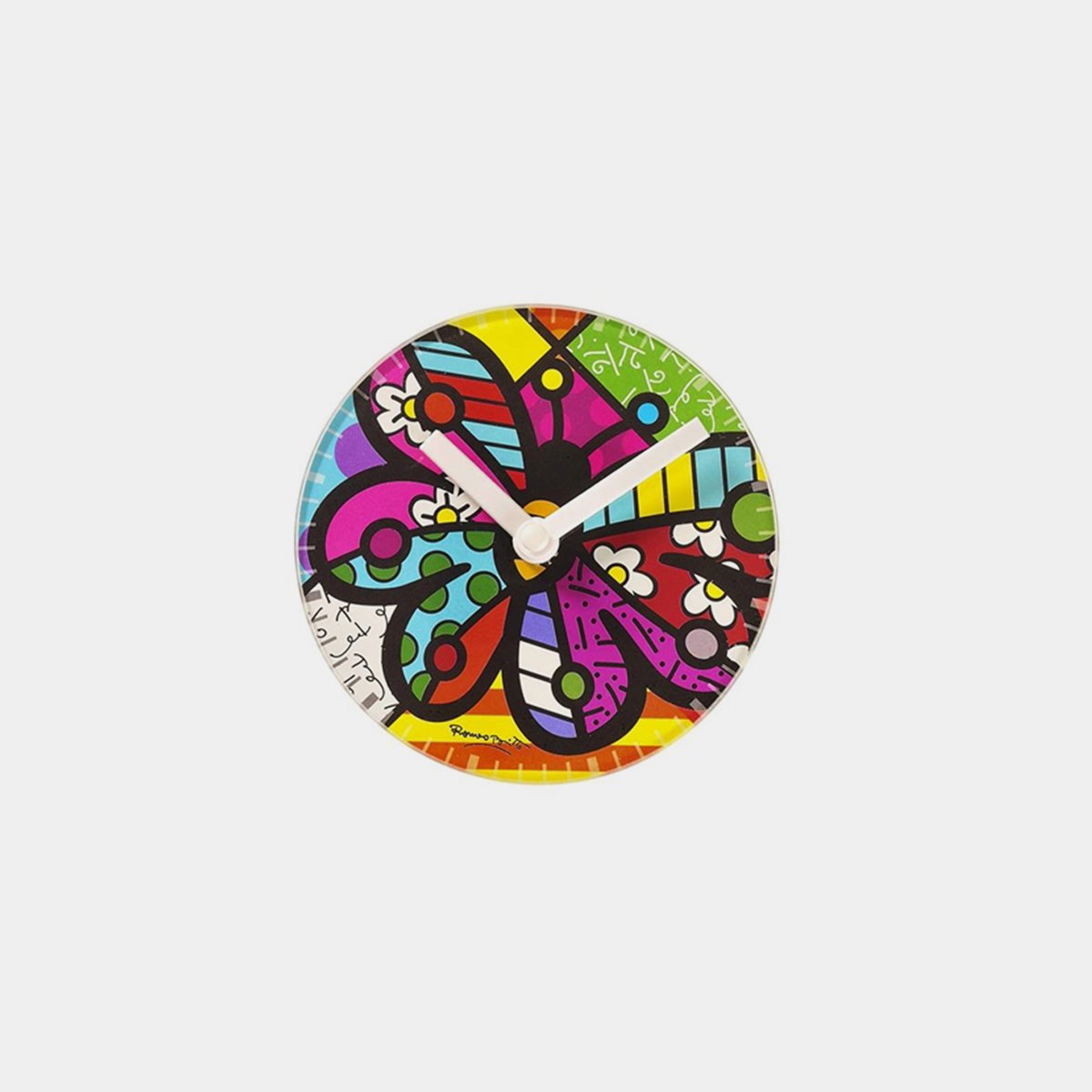 Britto Butterfly Table Clock - Designer Studio - unique gifts