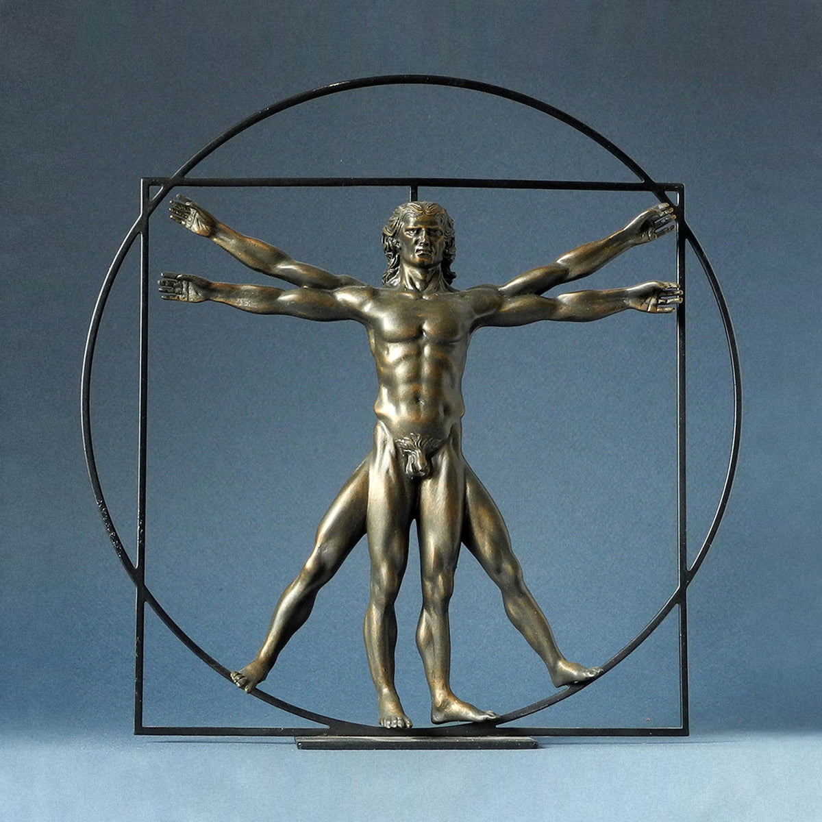 Da Vinci The Vitruvian Man (Bronze) - Designer Studio - Sculpture