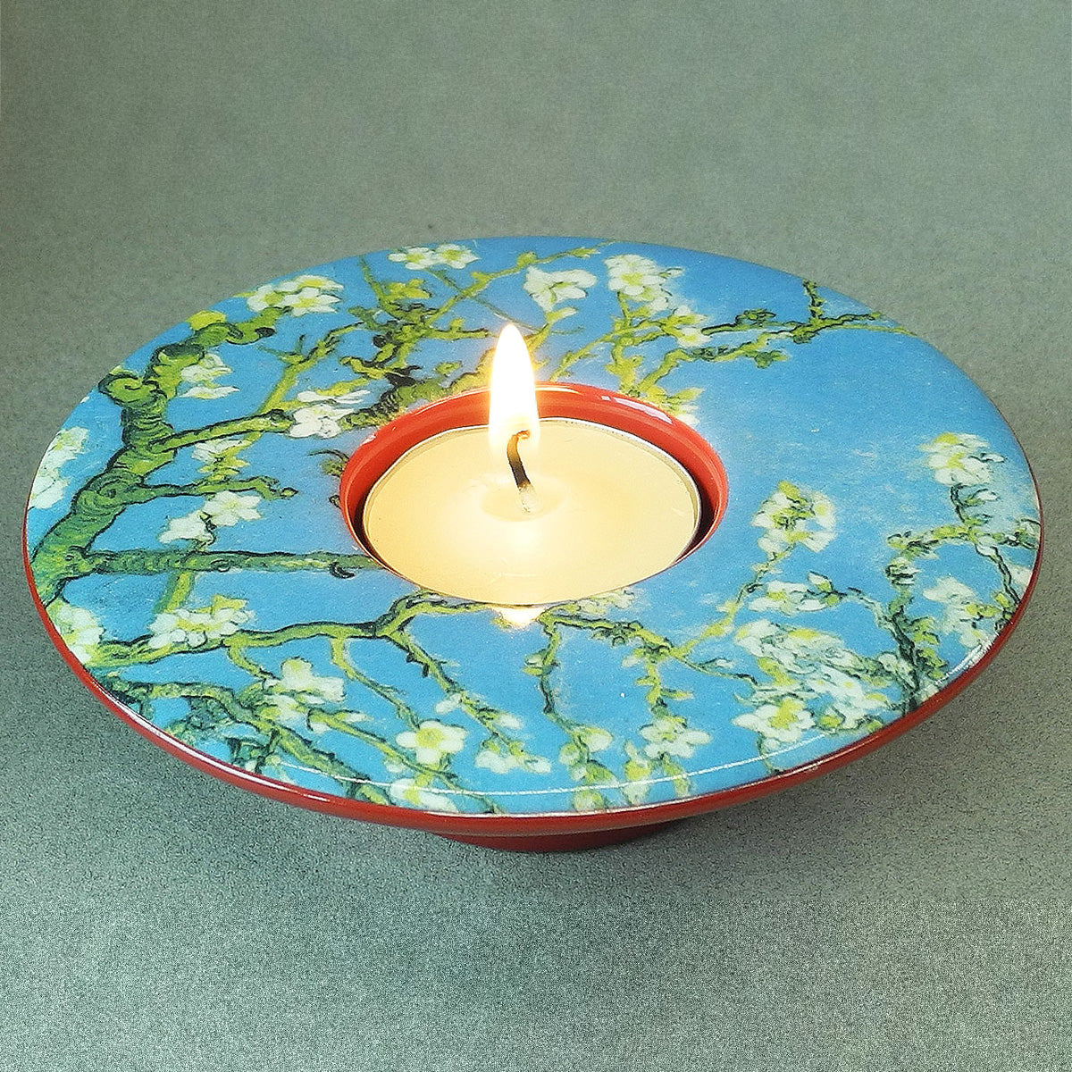 Van Gogh Almond Blossom Dish T-Light - Designer Studio - Home décor