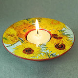 Van Gogh Sunflower Dish T-Light - Designer Studio - Home décor