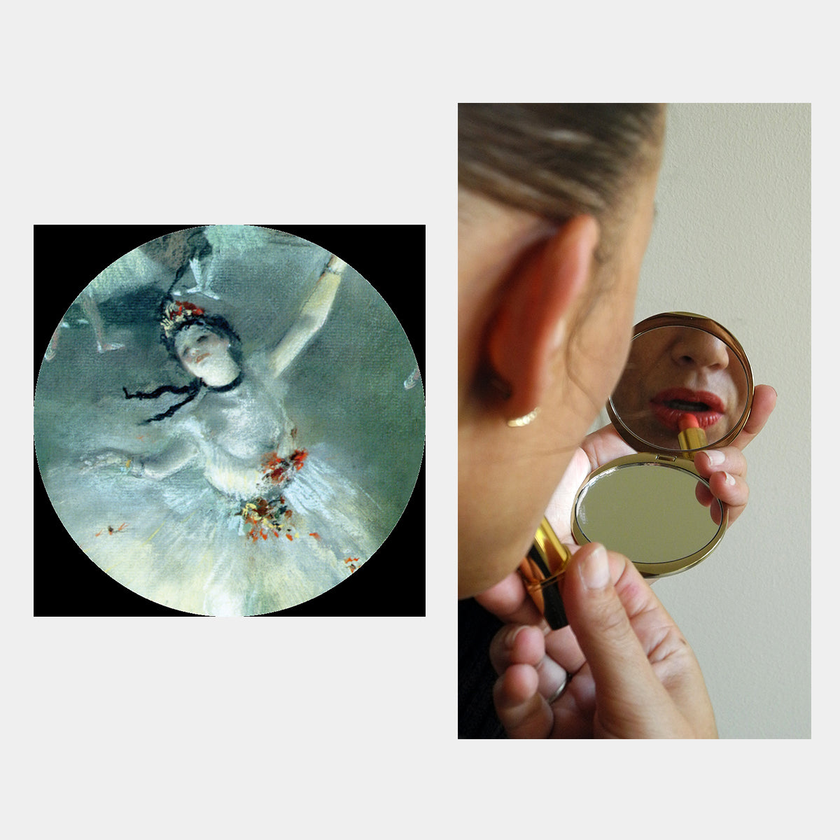Degas Danseuse sur scèn Pocket Mirror - Designer Studio - Artefacts