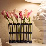 Metal And Glass Bud Vase - Designer Studio - anniversary gifts