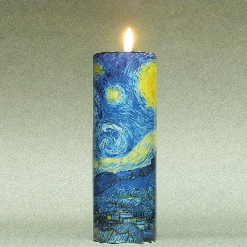 Van Gogh The Starry Night Ceramic Candle T-light - Designer Studio - Home décor