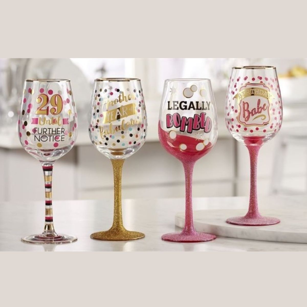 Birthday Wine Glass (one piece) - unique gifts