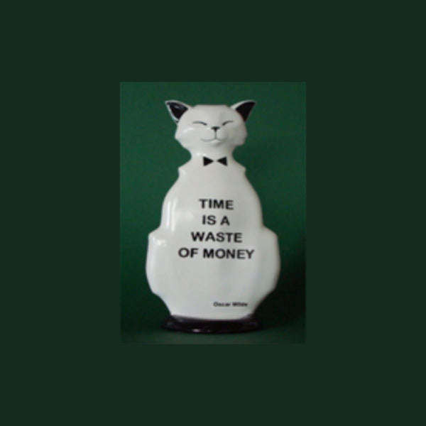 Wild Cat Time Is Waste - Showpiece