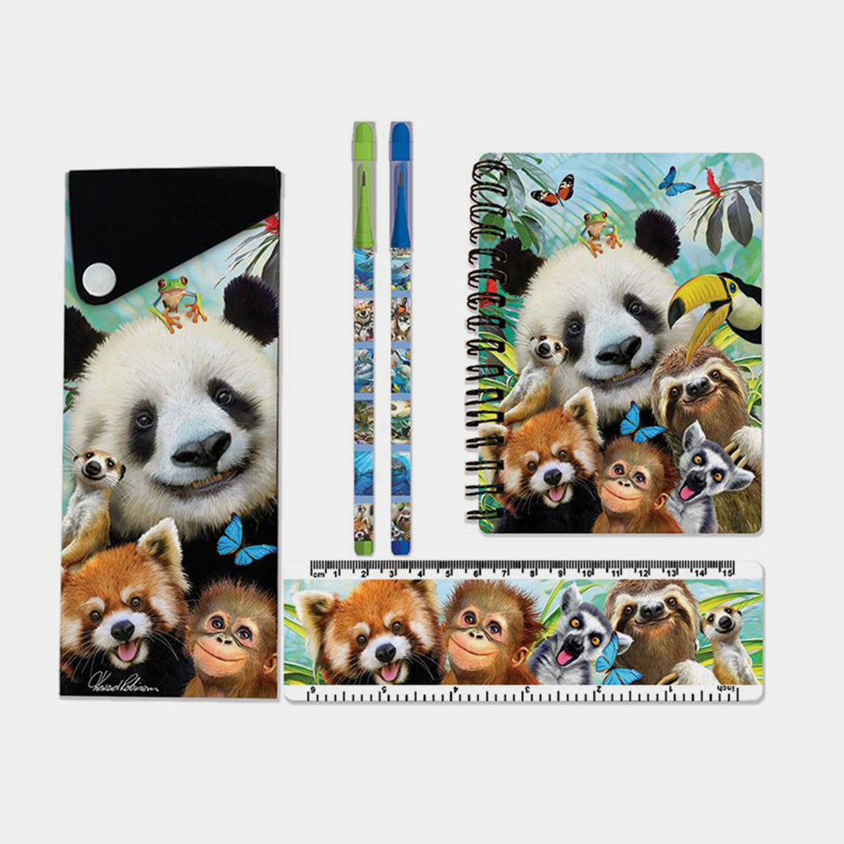 Zoo Selfie 3D Stationary Kit - Designer Studio - Gifts