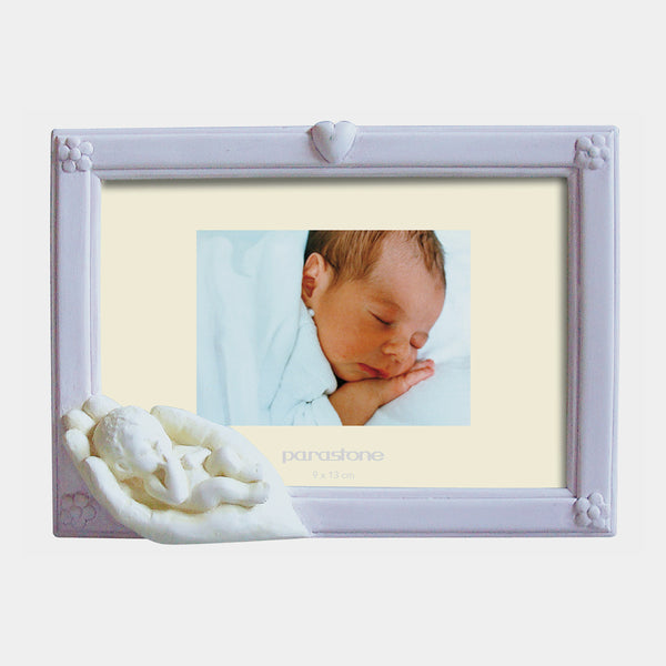 Photo Frame Birth (Cream) - Designer Studio - Sculpture