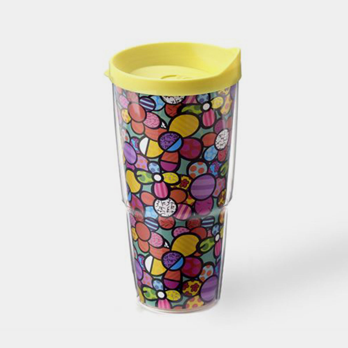 Britto Flower Tumbler - Designer Studio - Home décor