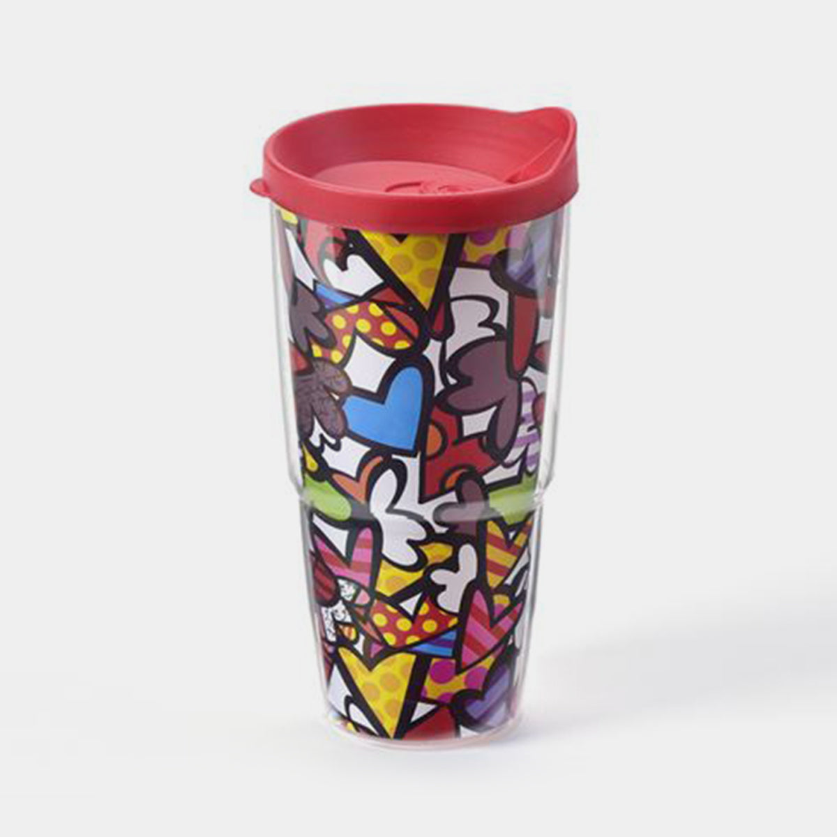 Britto Heart Tumbler - Designer Studio - Home décor